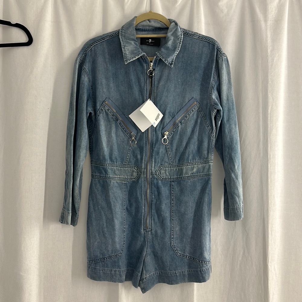 New romper - denim